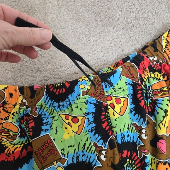 Scooby-Doo Mens XL Pajama Pants With Drawstring Novelty Print Fun Design Relaxed - Picture 10 of 16
